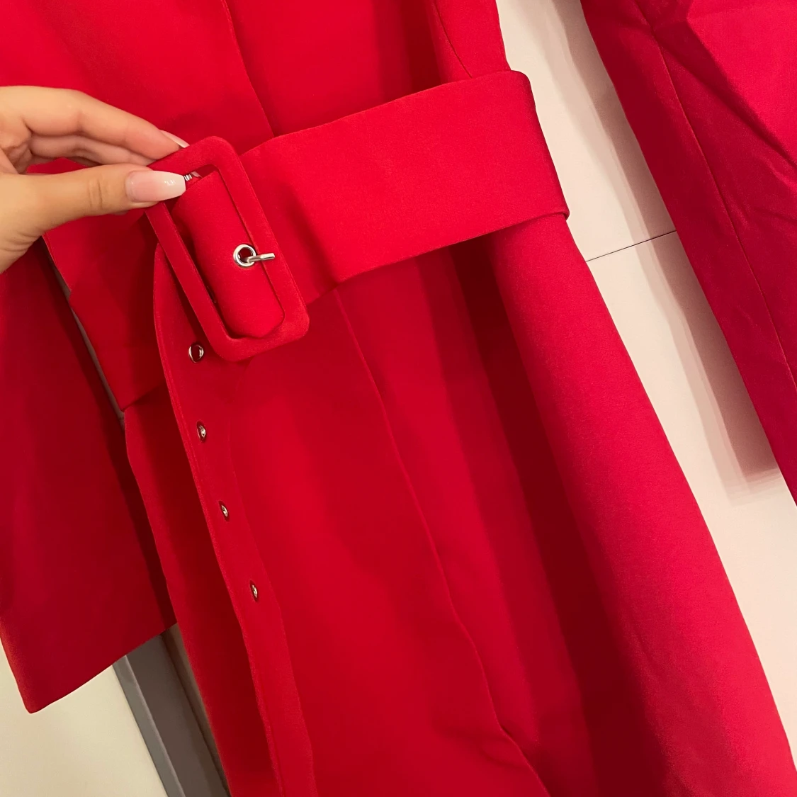 Röd blazerklänning - 91