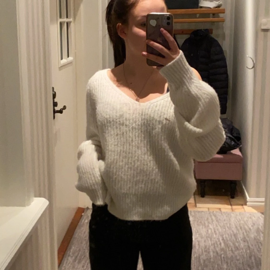 Skit mysig stickad tröja - 90