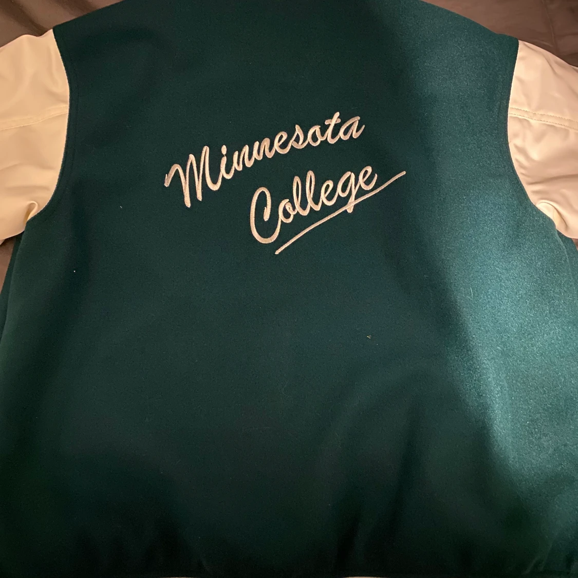 College jacka grön/vit - 91