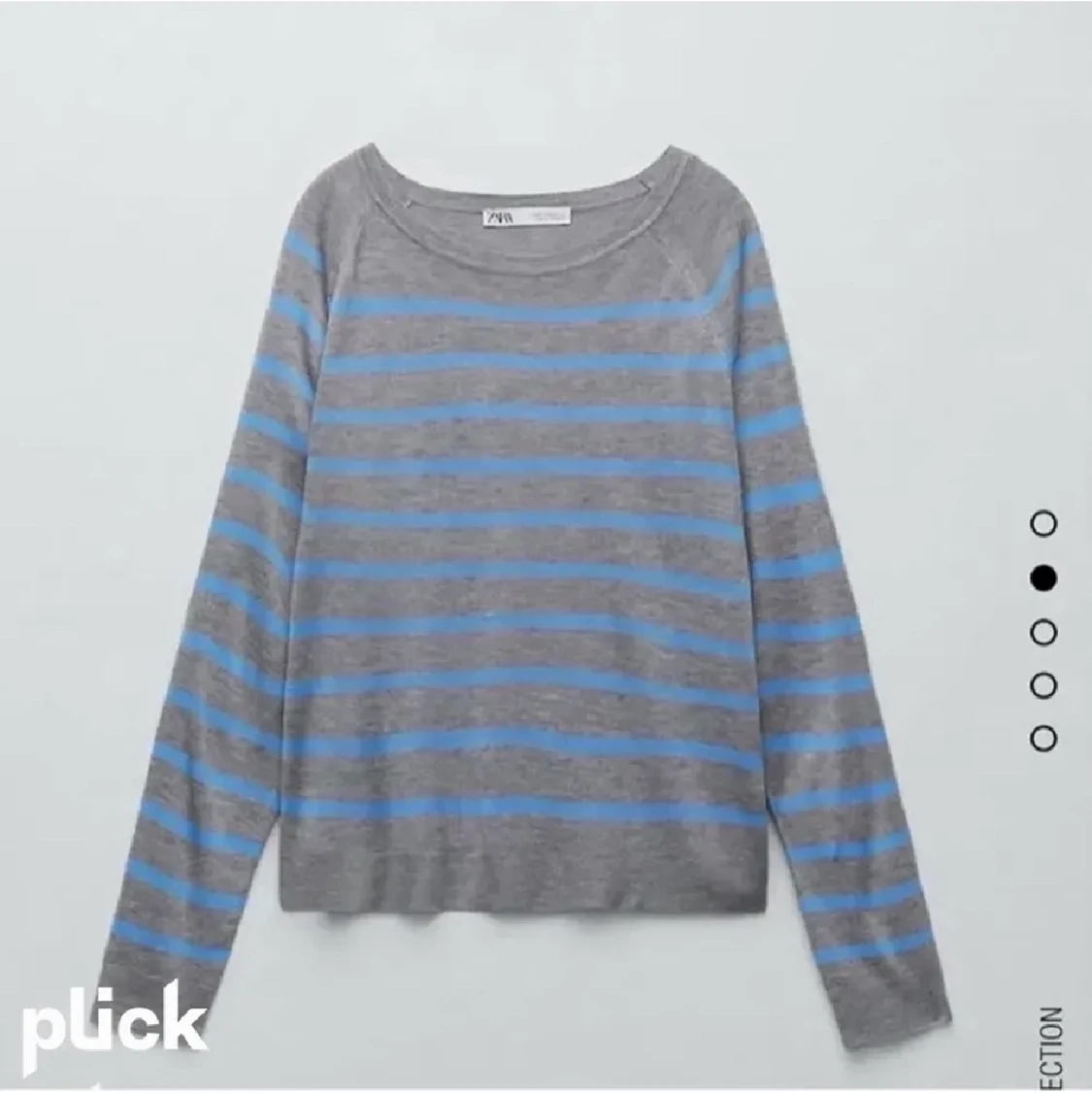 Blå randig tröja från Zara