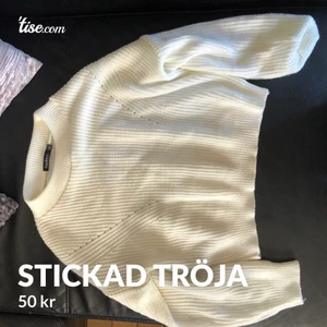 Stickad tröja - Säljer min stickade tröja nu när den blivit för liten, jätte fint skick