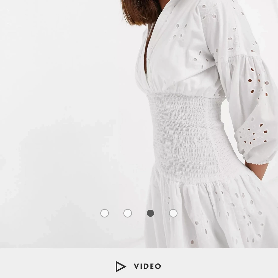 Vit klänning, Asos - 90