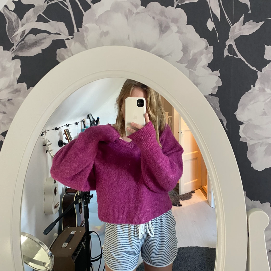 Stor stickad tröja - 91