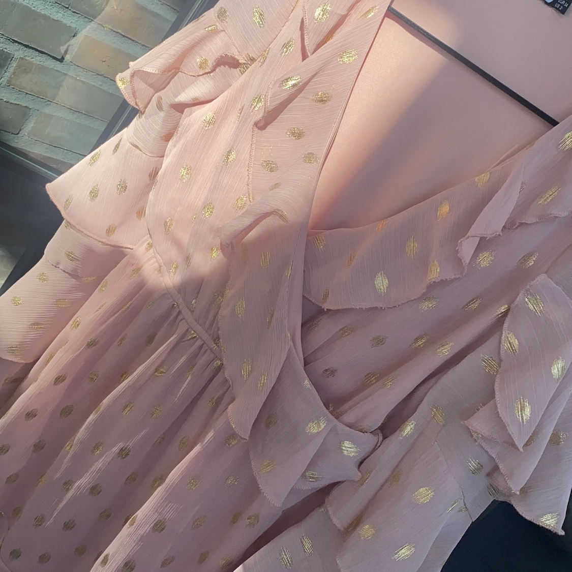 Sommarklänning med volangärmar - 91