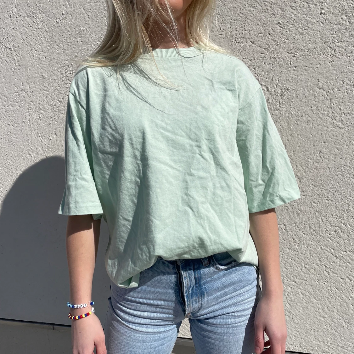 Grön oversized t shirt - 90