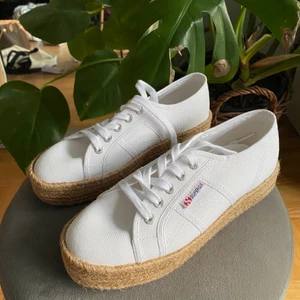 Superga white sneakers - Brand new superga shoes. Selling them because they don’t fit me. Size 38