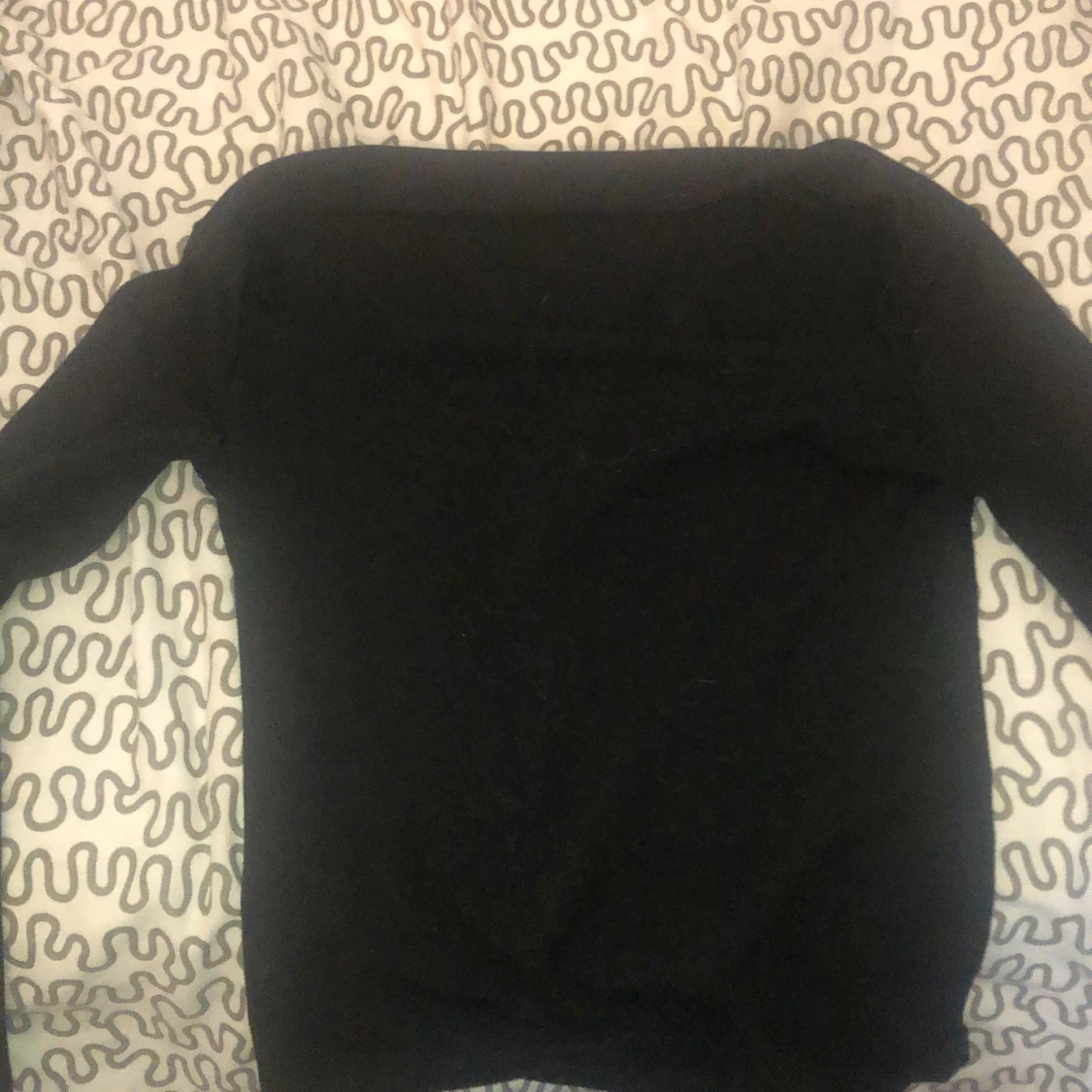 Svart lång armad tröja - 91