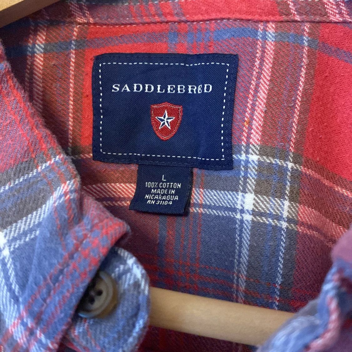 Flanell skjorta L 100%cotton - 91