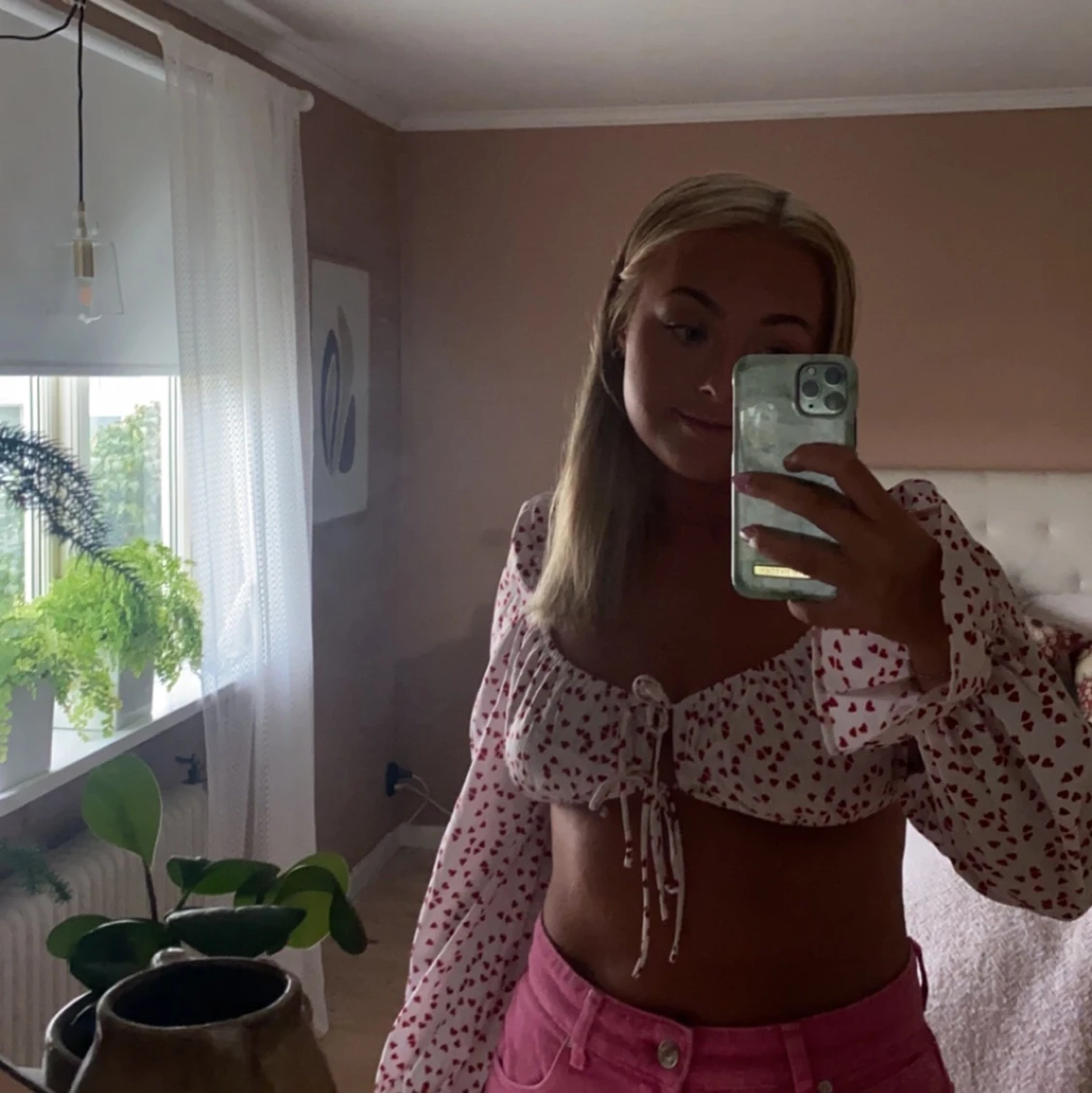 Söt topp med hjärtan