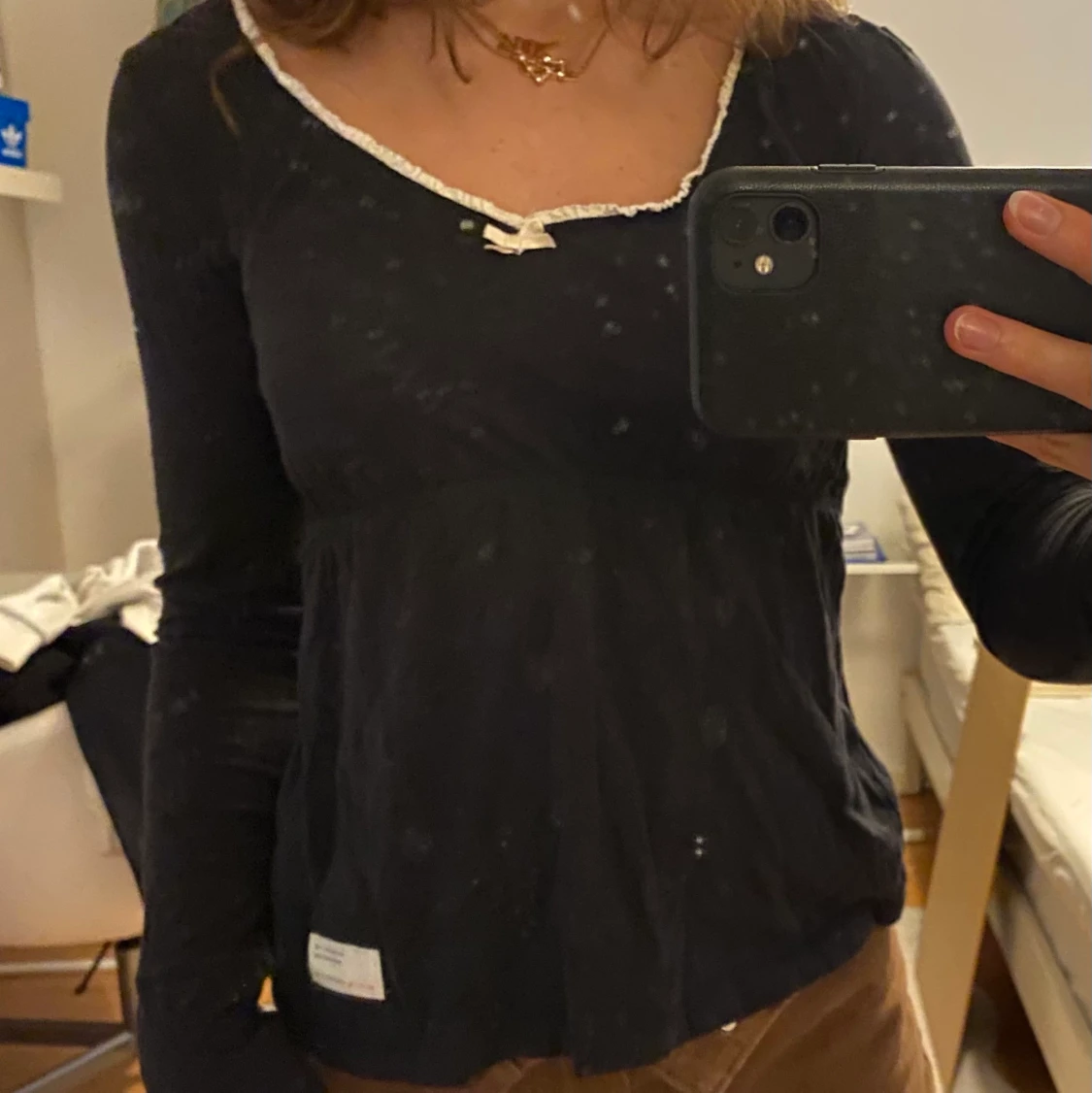 Svart Odd molly topp