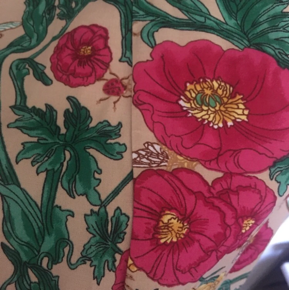 Blommig skjortklänning monki  - 90