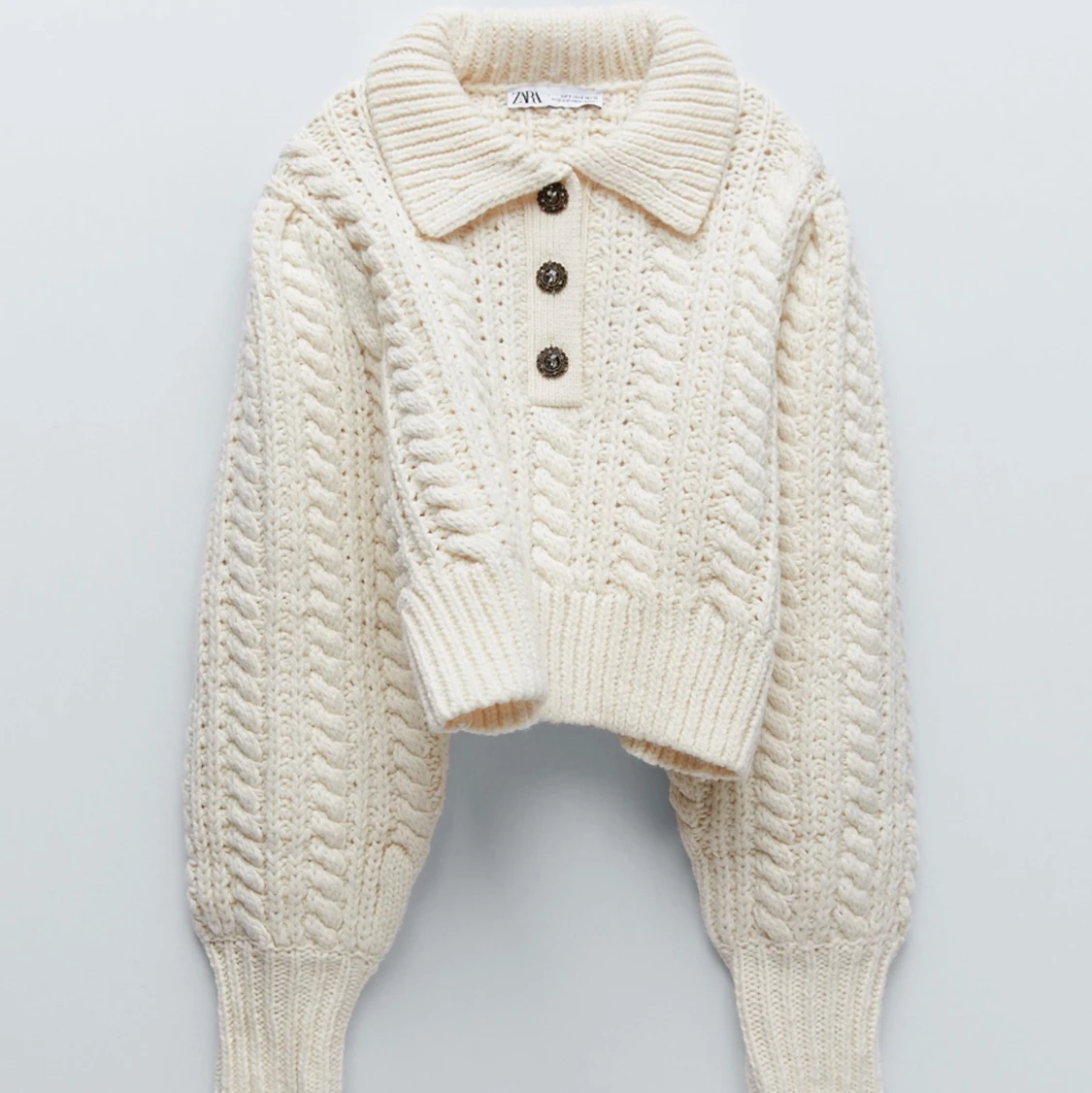 Stickad tröja Zara
