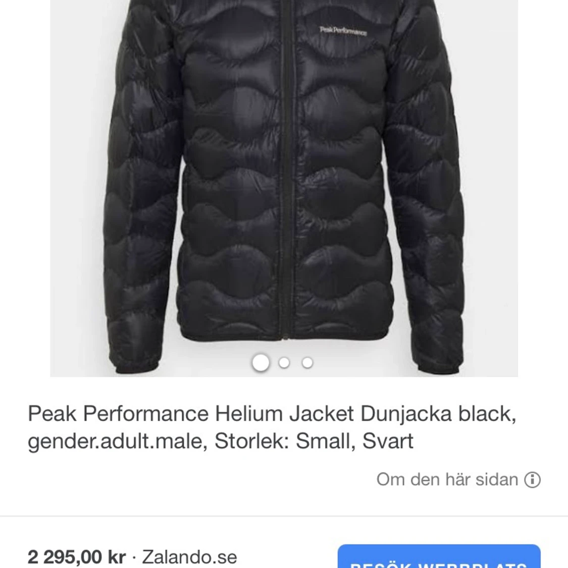 Peak performance jacka  - 91