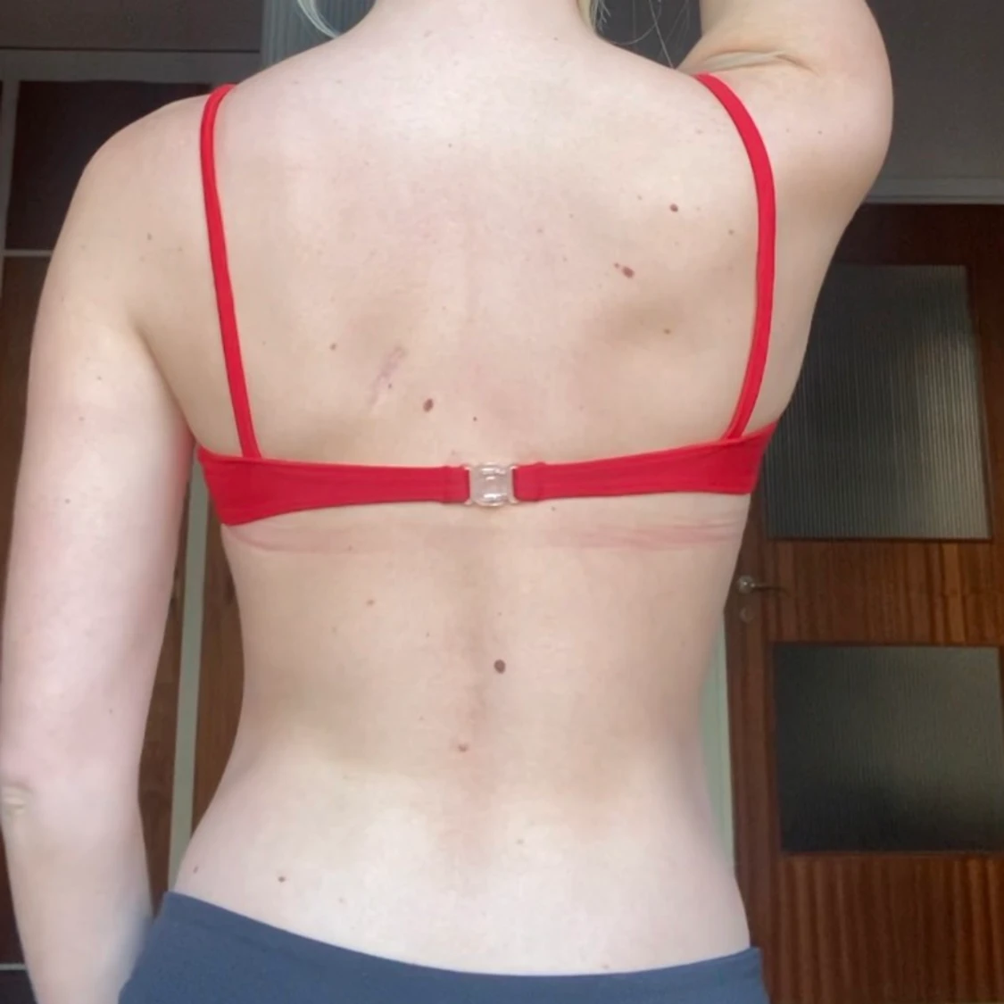 Röd vintage bikini topp  - 91