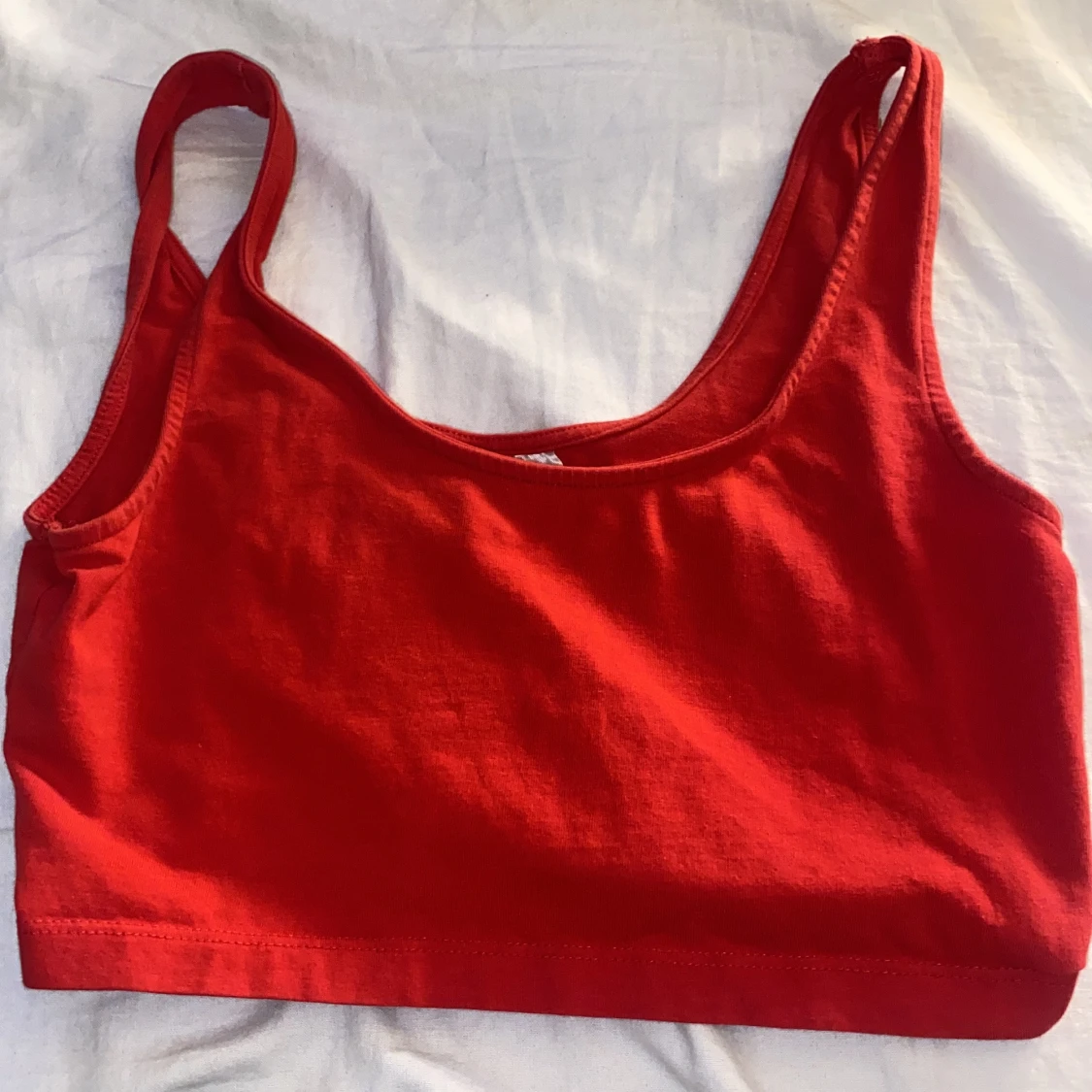 Croppat linne från H&M strl s