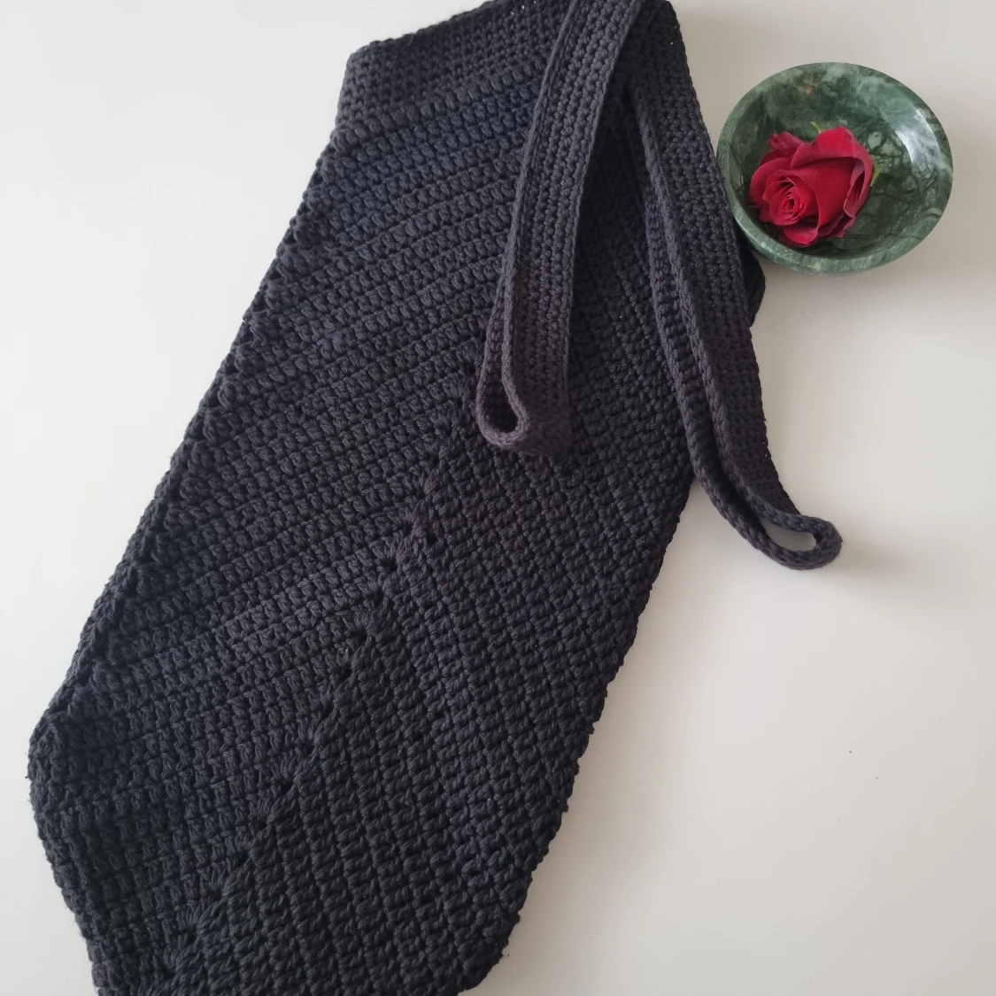 Virkad Magnolia shopperväska.  - 90