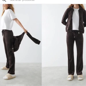 Bruna byxor från ginatricot💕 - Säljer dessa jätte fina mjukisbyxor från ginatricot eftersom att jag råkade köpa fel storlek. Aldrig använda enbart testade skriv Järna om ni är intresserade💕