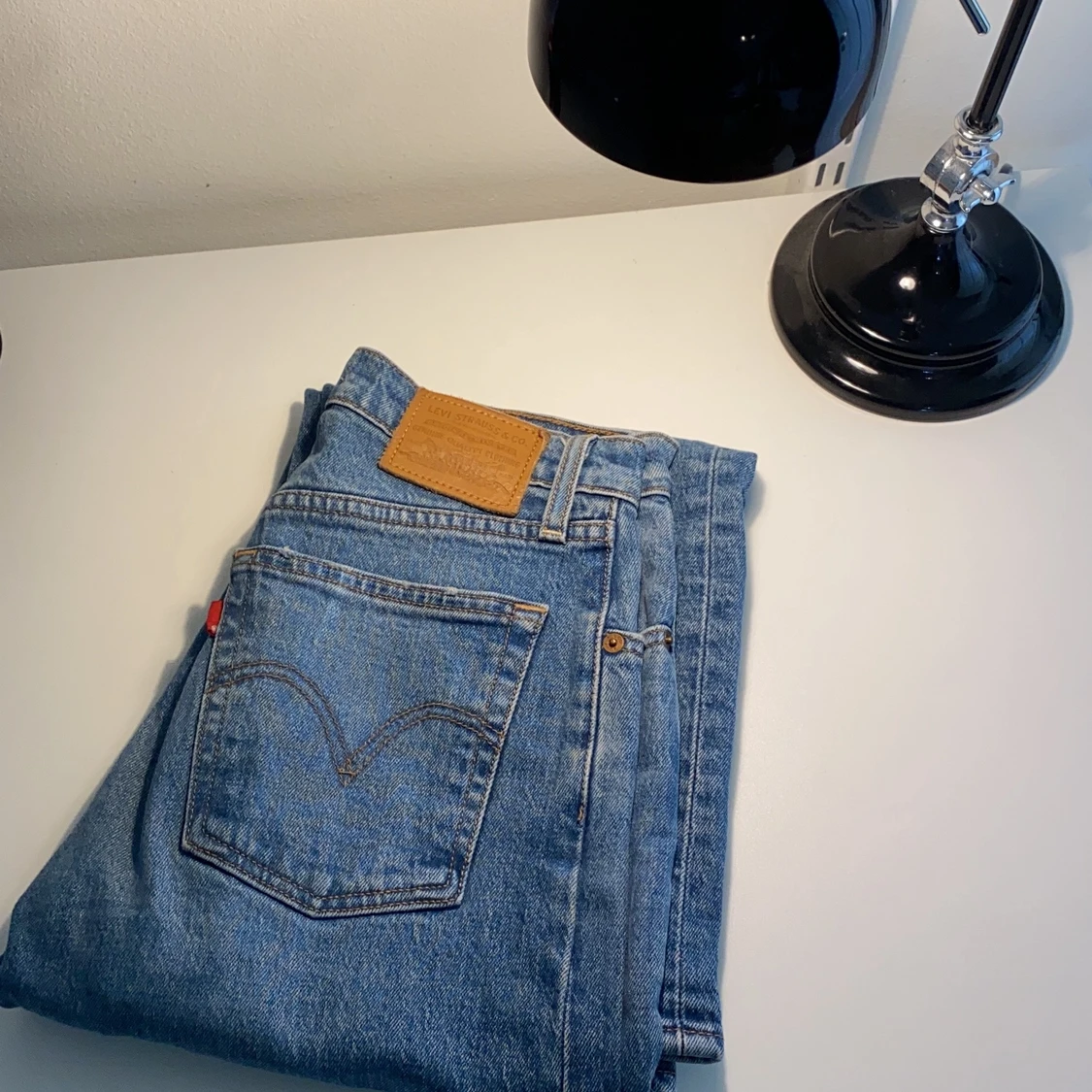 Jeans mörkblåa