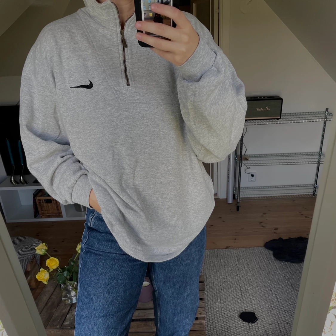 Vintage Nike Zip-tröja - 90