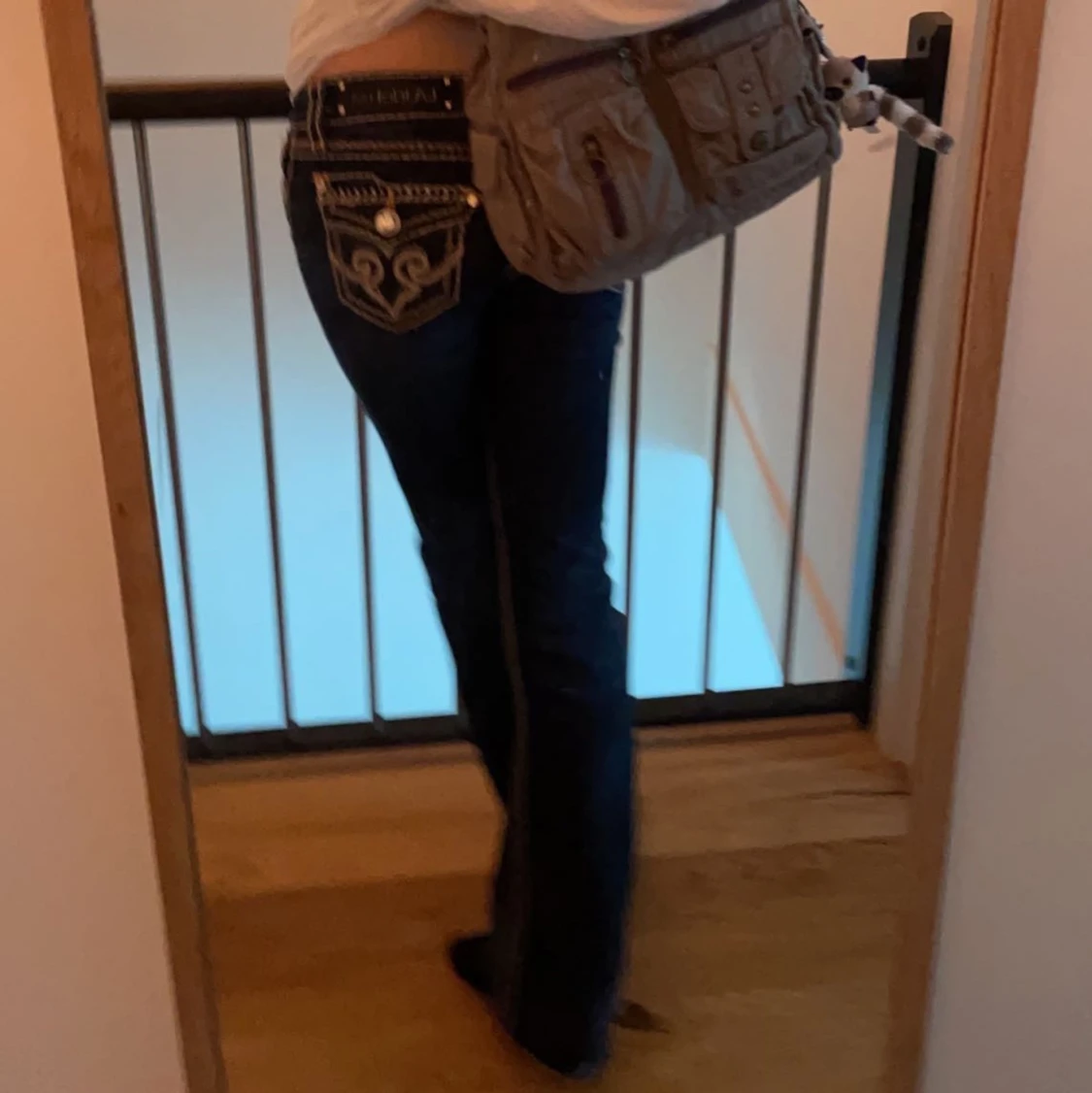 Lågmidjade jeans - 90