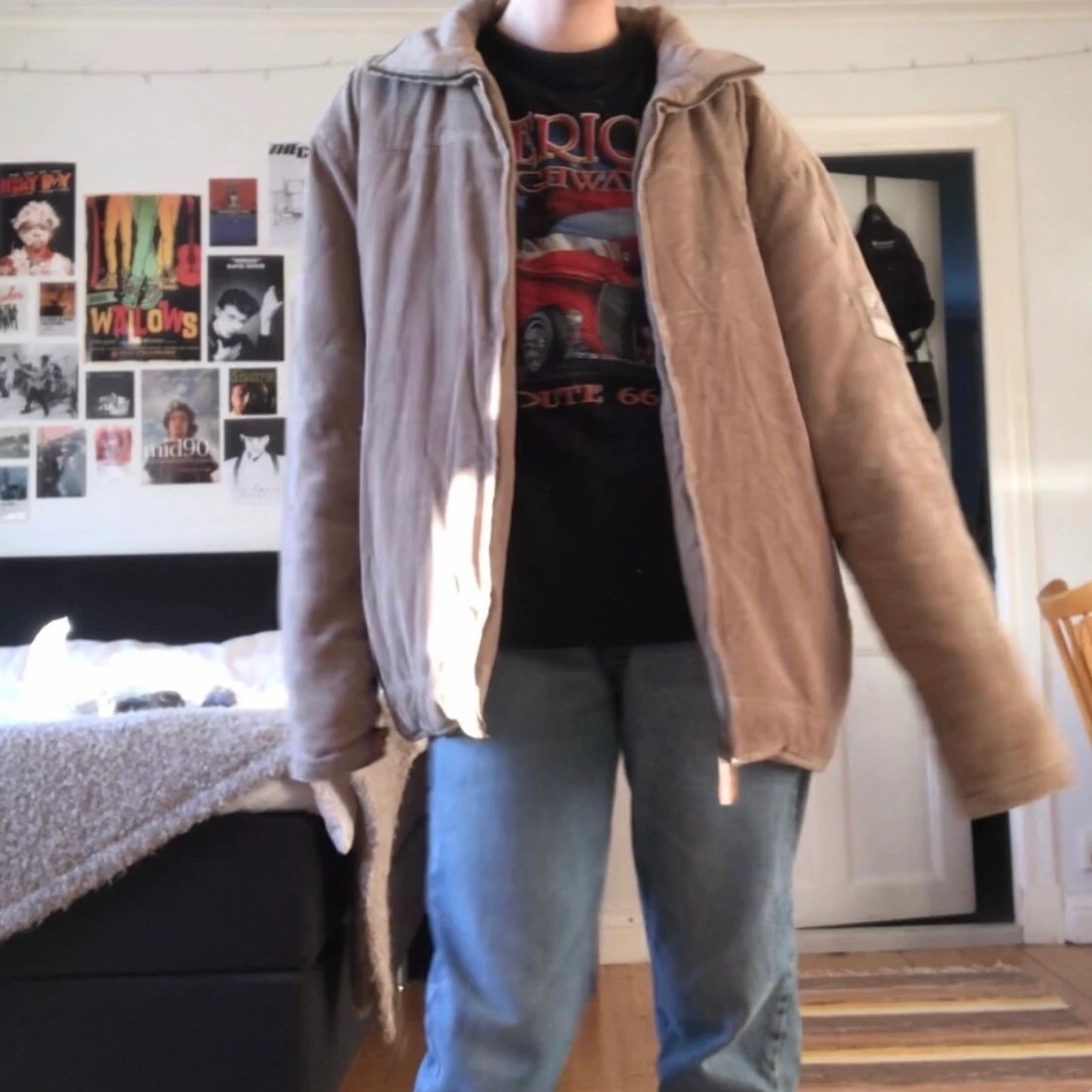 Brun manchesterjacka - 90