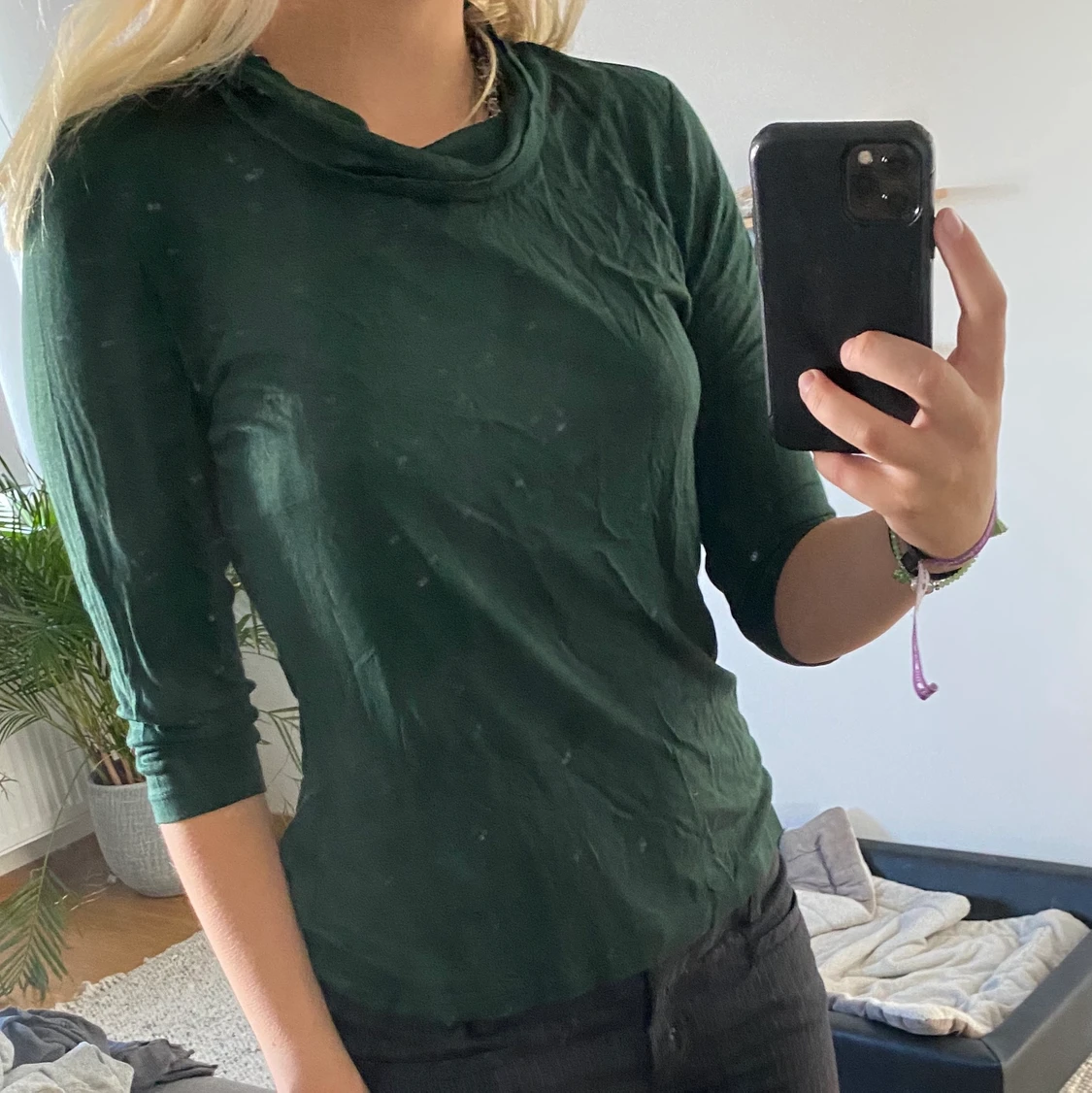 Mörkgrön tröja