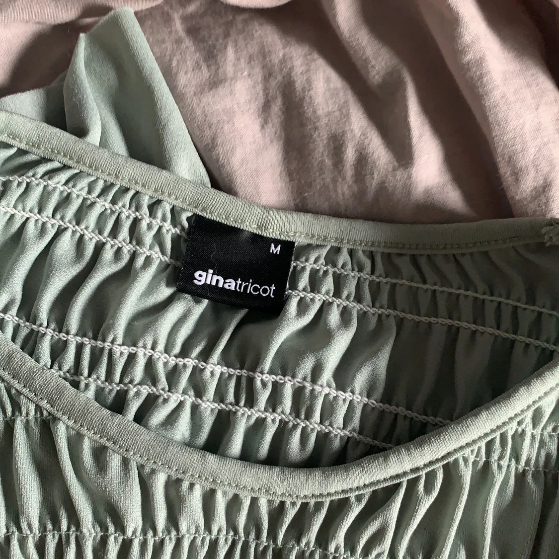 Mintgrön topp, GINA, M  - 91