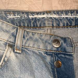 26 tum/XS, Never Denim NA-KD Jeans Blåa, 100% cotton