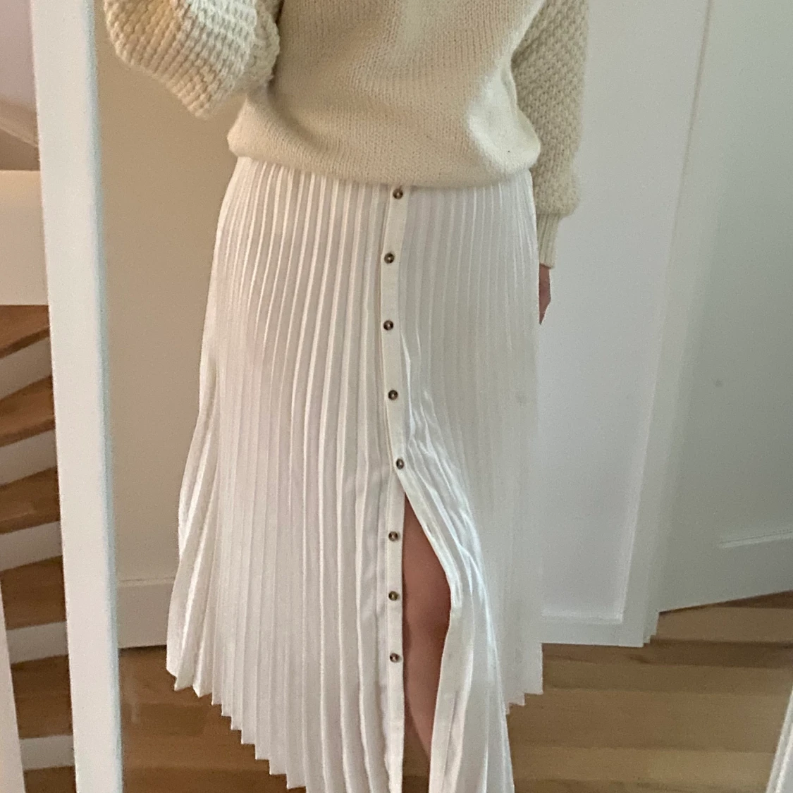 Plisserad långkjol - 90