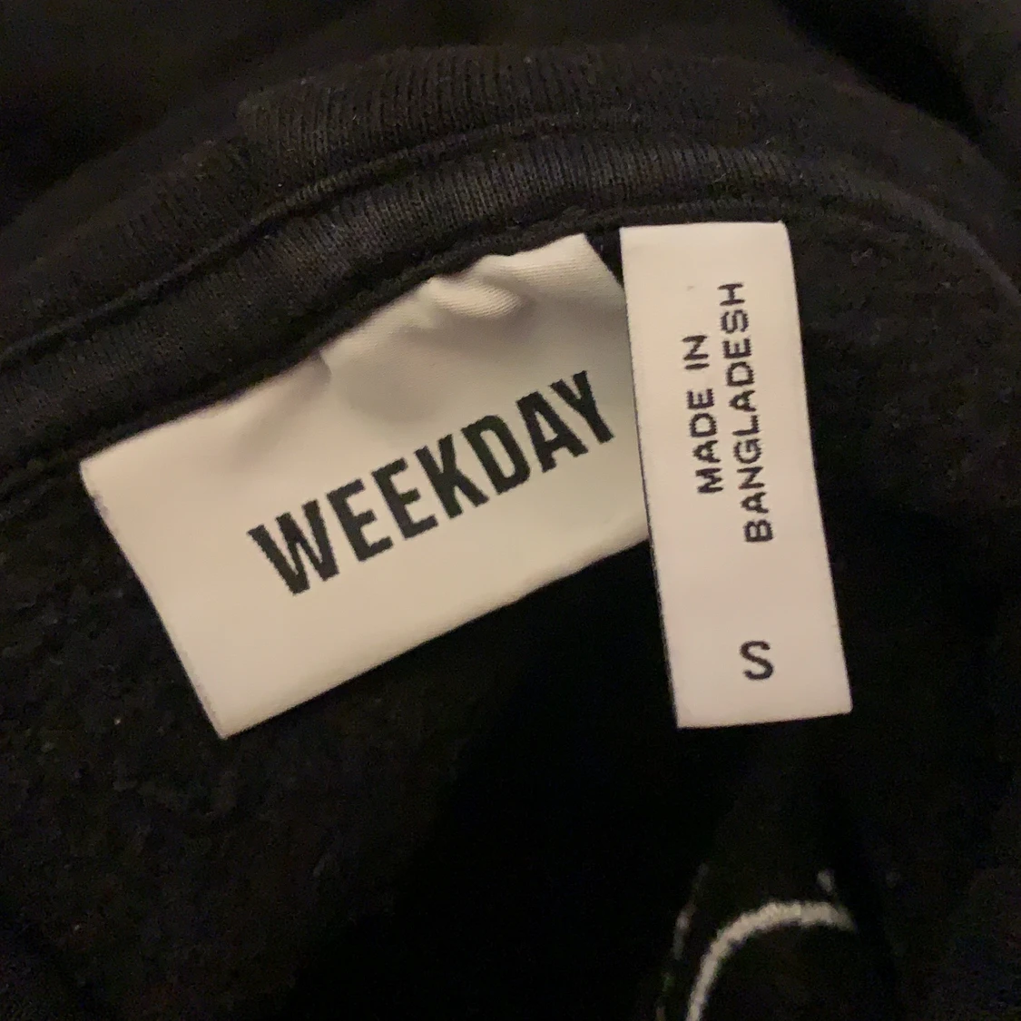 Svart weekday hoodie  - 91