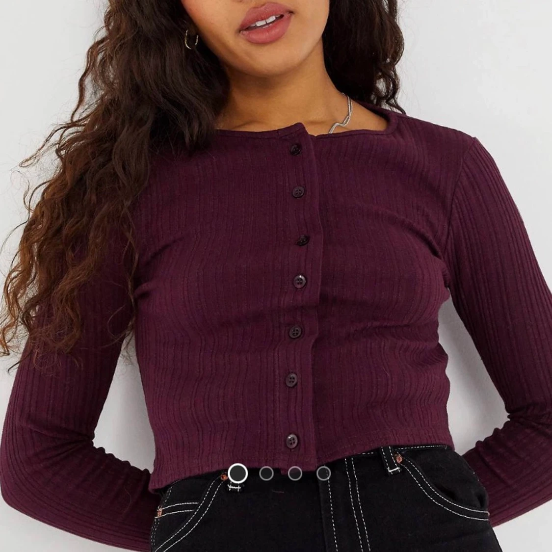 Vinröd kofta från ASOS