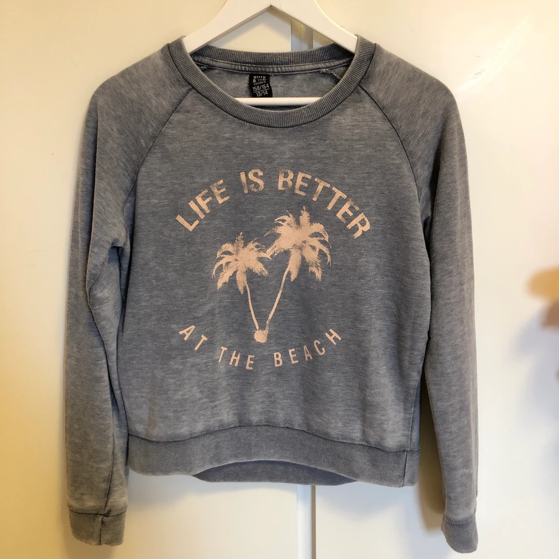 Sweatshirt med tryck