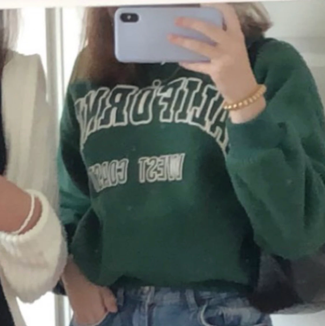 Grön sweatshirt - 90