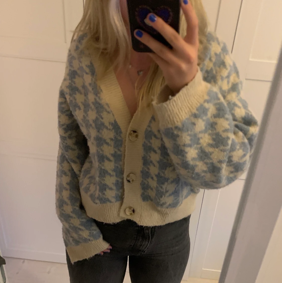 Fin stickad cardigan