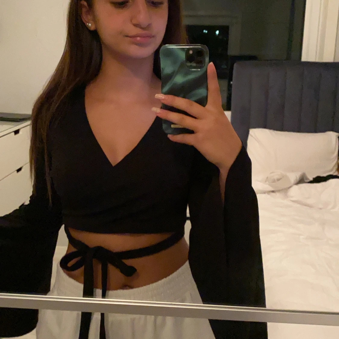 Svart fin blus  - 90