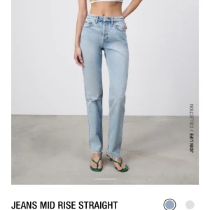 Jeans - Säljer mina nya fina zara jeans pga dom är för stora, srl är 38 men passar också 36 beroende på hur du vill att dom ska sitta. Helt nya använda 1 gång 