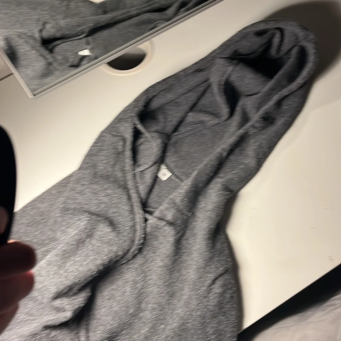 Cashmere zip hoodie