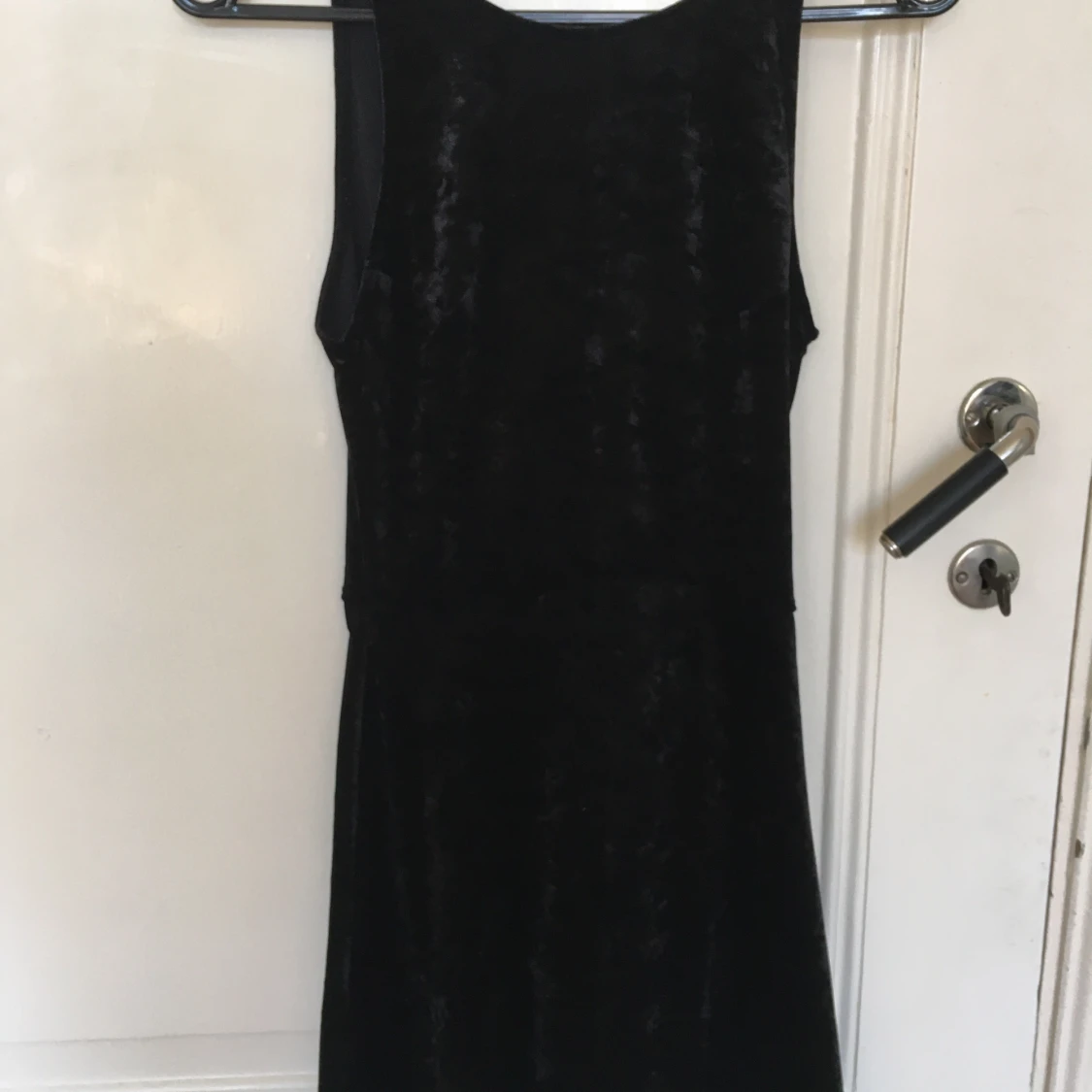 Svart klänning i sammet - 91