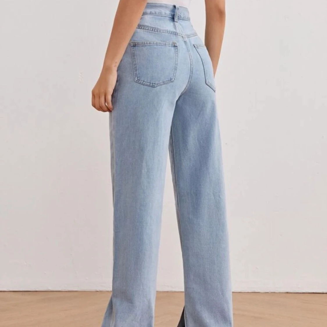 Jeans med slits - 90