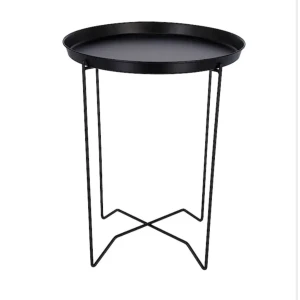 Sängbord  - Svart brickbord perfekt att va bredvid sängen!