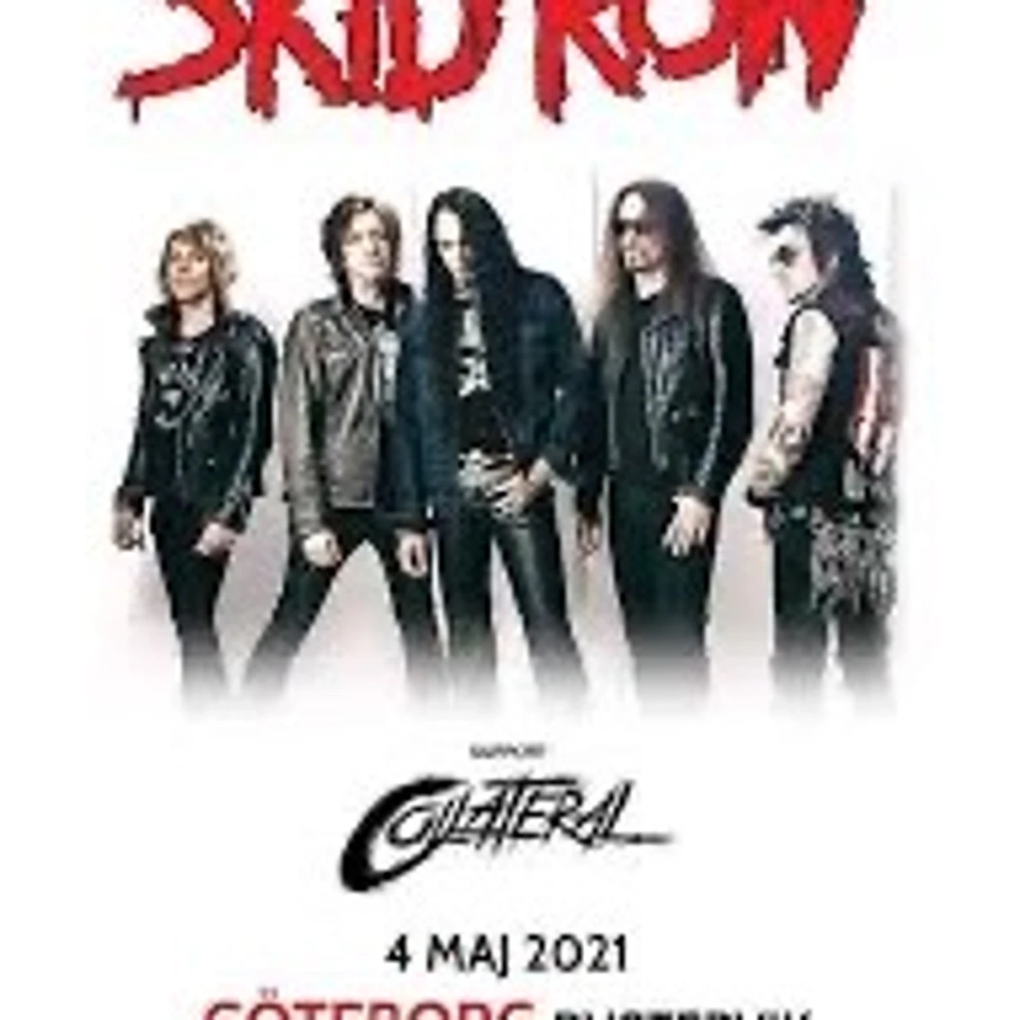 Skid Row konsertbiljett