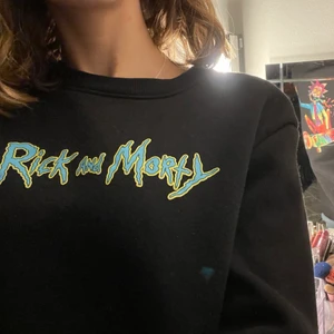 Rick and Morty tröja - En snygg Rick and Morty tröja från hm som är använd högst 8 gånger❤️ köpte den för 229 och säljer för 129❤️ den är köpt på herravdelningen i storlek xs men i dam storlek är det s/m