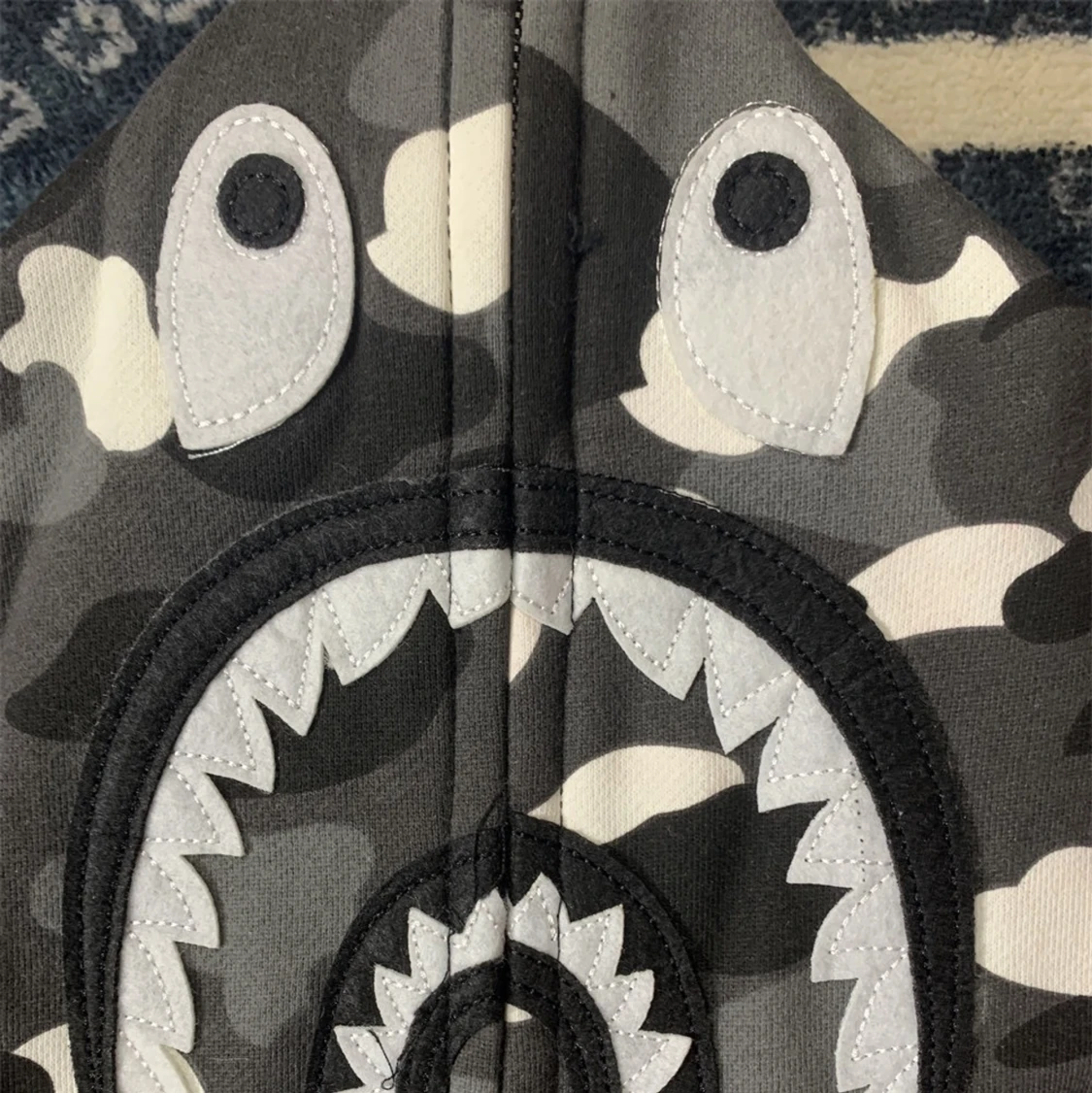 Bape Ponr City Camo Glow in Dark Hoodie - 91
