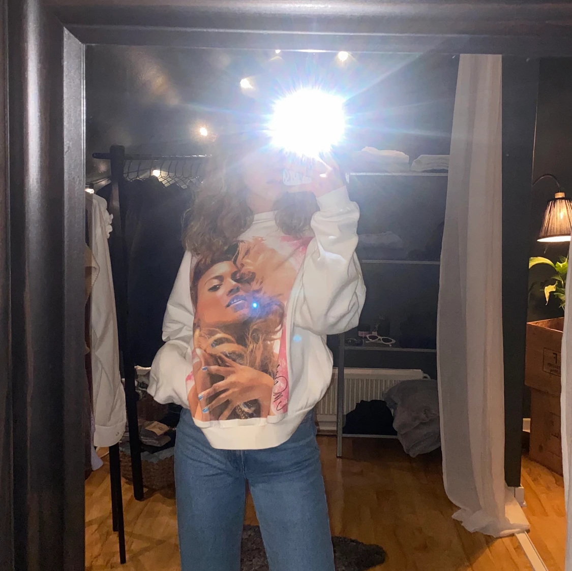 Vit oversized sweatshirt  - 91