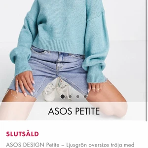 Stickad tröja från ASOS, stl 36 - Säljer denna snygga tröja från ASOS. SÅÅÅ snygg färg och så skön! Använder inte så säljer den. Köpte för 349 kr.