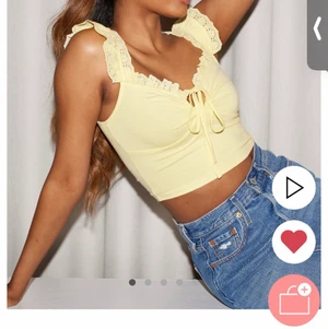 Tröja  - Jättefin gul tröja i storlek M från Nelly, helt oanvänd och prislappen sitter fortfarande kvar. Säljes på grund av fel storlek. Köptes för 186kr.Köparen står för frakten💞