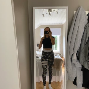 Träningsthights från Stronger - ett par snygga träningsthights från Stronger i modellen Militia, storlek S💚de är i använt skick men inga hål osv! 