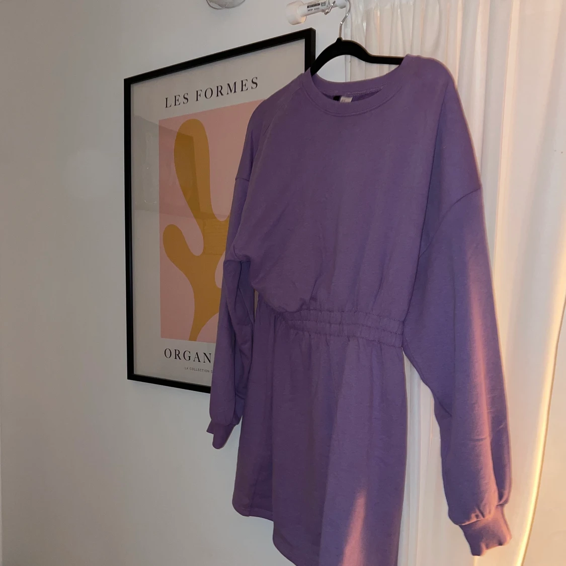 Lila mjukisklänning! - 90