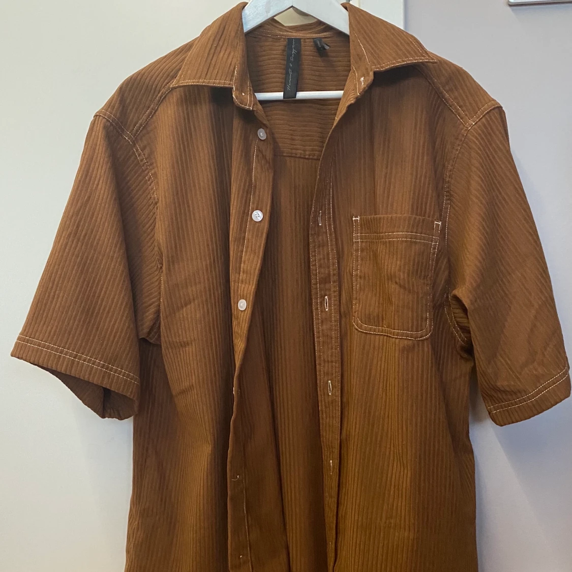 manchesterskjorta/ kortärmad skjorta i vintage stil - 90