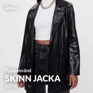 Skit snygg skinn jacka - Typ helt  oanvänd och ny.